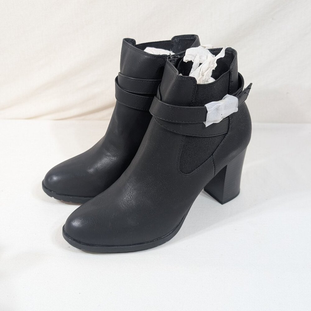 Style & Company Laleenp Black heeled Booties